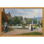 Karl Maria Schuster: Im Rathauspark in Wien