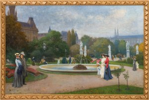 Karl Maria Schuster: Im Rathauspark in Wien