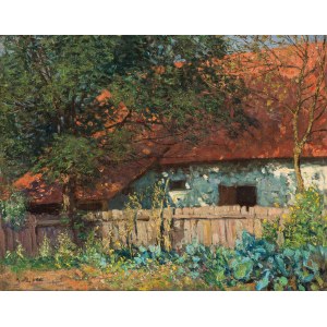 Alfred Zoff: Bauerngarten in der Oststeiermark
