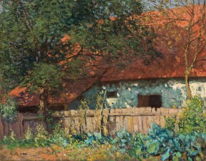 Alfred Zoff: Bauerngarten in der Oststeiermark