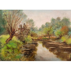 Ferdinand Engelmüller: Tschechische Flusslandschaft