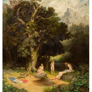Otakar Cíla: Badende am Waldsee