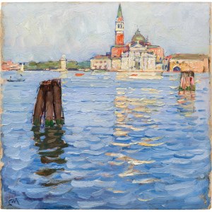 Carl Moll: Venedig, Blick auf San Giorgio Maggiore