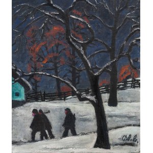 Werner Berg: Heimkehrende Holzfäller
