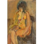 Georg Eisler: Sitzender Akt