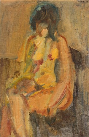 Georg Eisler: Sitzender Akt