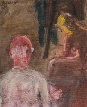 Georg Eisler: In the studio