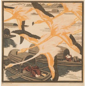 Norbertine Bresslern-Roth: Flamingos V