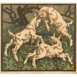 Norbertine Bresslern-Roth: Jugend (Spielende Zicklein)