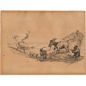 Alfred Kubin: Gans und Eslein streck Dich