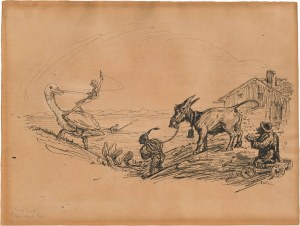 Alfred Kubin: Gans und Eslein streck Dich