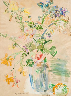 Oskar Kokoschka: Stillleben mit Blumenvase