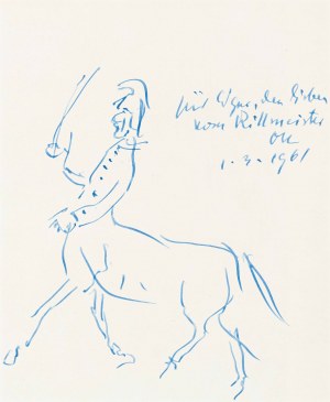 Oskar Kokoschka: Autograph