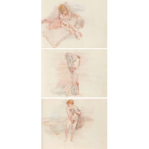 Otto Rudolf Schatz: Mappe mit 18 erotischen Darstellungen