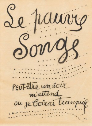 Fernand Léger: Le pauvre songe, peut-être un soir, m'attend où je boirai tranquille