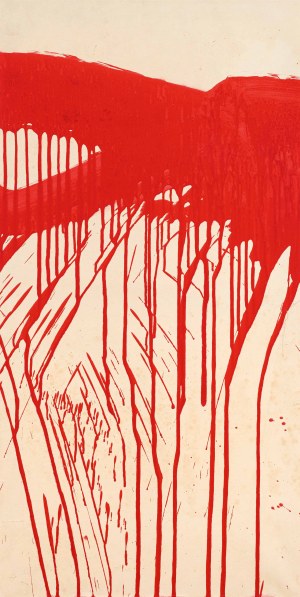 Hermann Nitsch: Aktionsrelikt (80. Aktion, Prinzendorf)