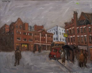 Georg Eisler: o.T. (Stadtansicht)