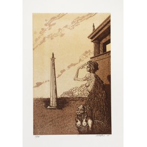 Jan LEBENSTEIN (1930-1999), Kobiety i obelisk, 1985