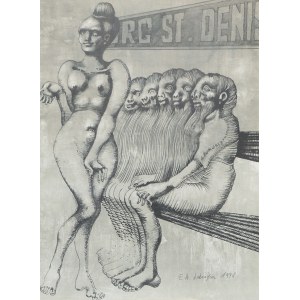Jan LEBENSTEIN (1930-1999), Foubourg St. Denis, 1994
