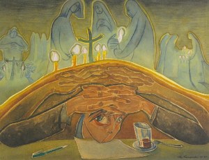 Marian KONARSKI (1909-1998), Mogiła intelektualisty, 1961