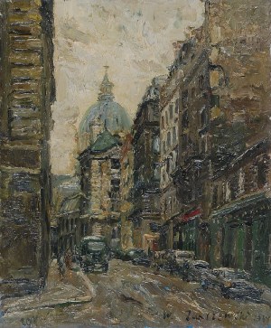 Włodzimierz ZAKRZEWSKI (1916-1992), Paryż - Rue Cujas, 1964