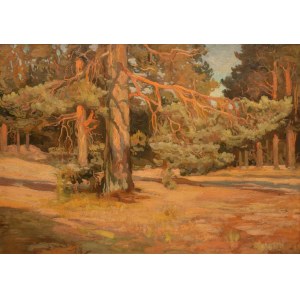 Iwan Trusz (1869 Wysocko - 1940 Lwów), W lesie, lata 1920-30