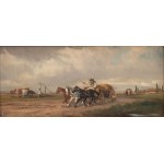 Alfred Steinacker (A.Derfla) (1838-1914), Wyjazd ze wsi