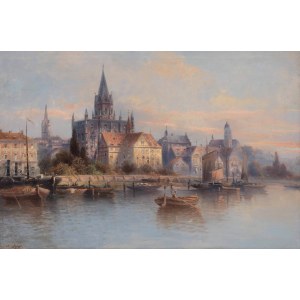 Karl Kaufmann (1843 Neuplachowitz - 1905 Wiedeń), Miasto portowe