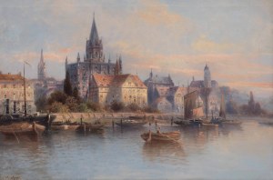 Karl Kaufmann (1843 Neuplachowitz - 1905 Wiedeń), Miasto portowe