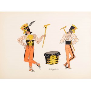 Zofia Stryjeńska (1891 Krakow - 1976 Geneva), Folk costume from the Tatra region