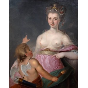 Painter unspecified - France (late 18th century), Venus with Cupid