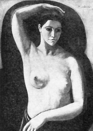 Szymon Mondzain (1888 Chelm - 1979 Paris), Nu, 1924.