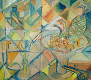 Elizabeth Ronget (1893 Chojnice - 1962 Paryż), Martwa natura kubistyczna