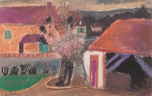 Henry Hayden (1883 Warsaw - 1970 Paris), Landscape, 1963