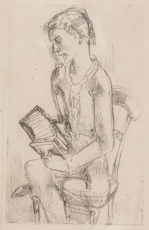 Eugeniusz Zak (1884 Mogilno - 1926 Paryż), Chłopiec z harmonią