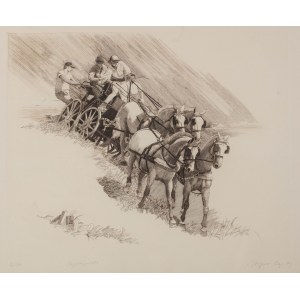 Zbigniew Czop (ur. 1943 Nowy Sącz), Powożenie, 1989 r.