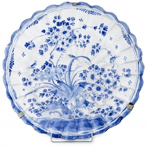 Dekoratívny tanier, Hanau, 18. storočie.