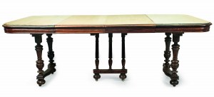 Eclectic folding table, 1st half of the 20th century.