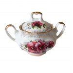 Ensemble de tasses décoratives avec sucrier Wachlarz, Chodzież