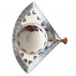 Ensemble de tasses décoratives avec sucrier Wachlarz, Chodzież