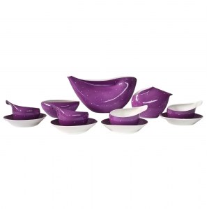 Coffee service Ina, designed by Lubomir Tomaszewski (1923-2018), Ćmielów porcelain, 1960s