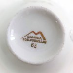 Zestaw porcelanowych filiżanek ze spodkami marki Bavaria Edelporzellan
