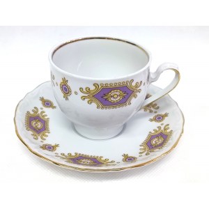 Porcelanowa filiżanka ze spodkiem, Mitterteich (Bawaria)