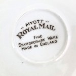 Porcelanowa filiżanka ze spodkiem, Myott Royal Mail Fine Staffordshire Ware