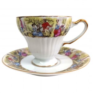 Porcelain cup with saucer, Royal Porzellan