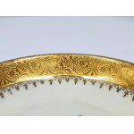 Satz Porzellanteller von G. Rosier, Limoges, Frankreich