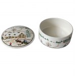 Set of porcelain boxes