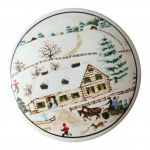 Set of porcelain boxes