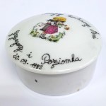 Set of porcelain boxes