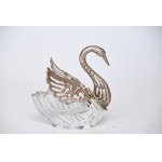 Pair of swans - salt and pepper shakers, France, 1950s